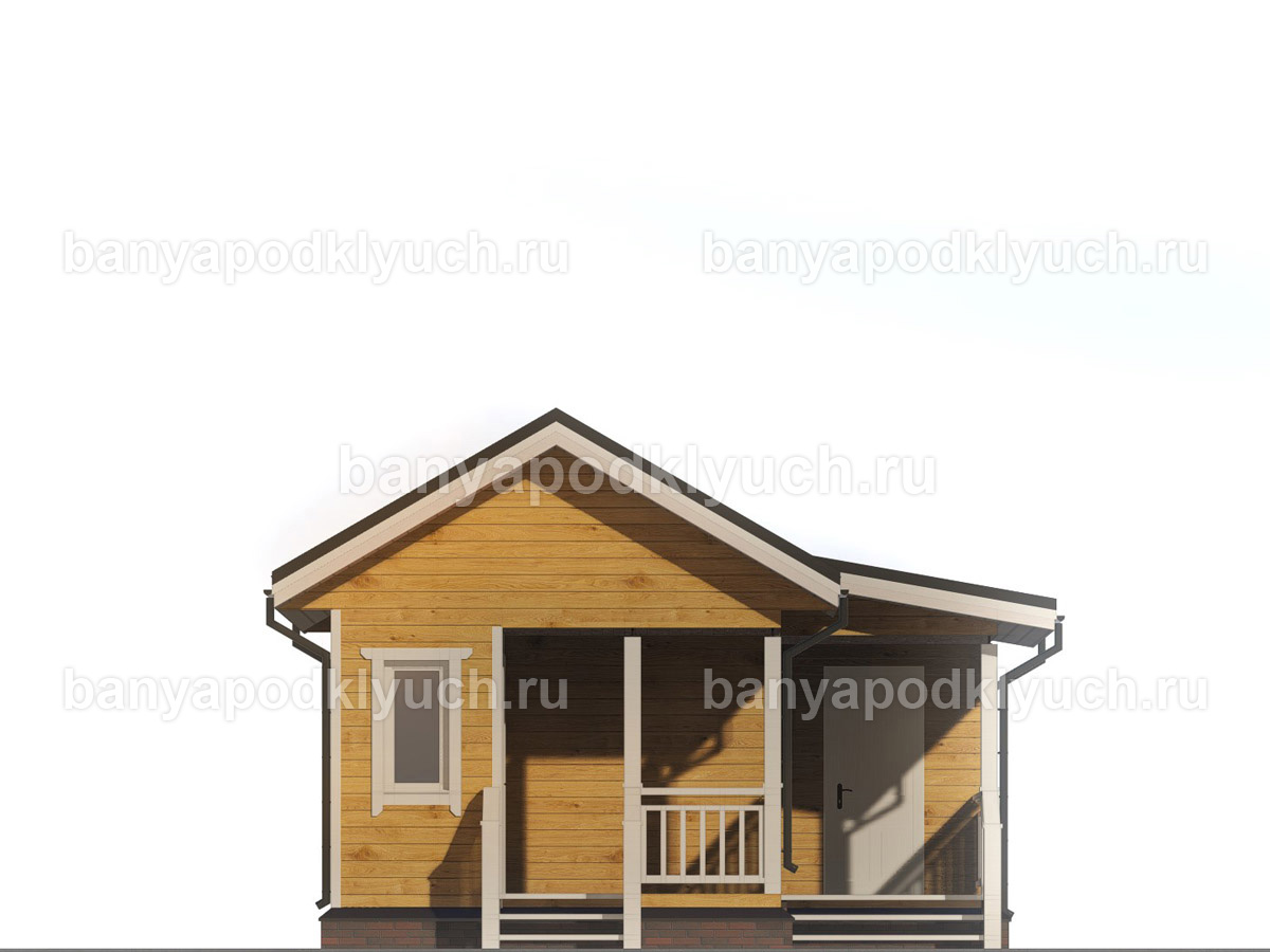 Баня из бруса 6x6 м Баня из бруса 6x6 м